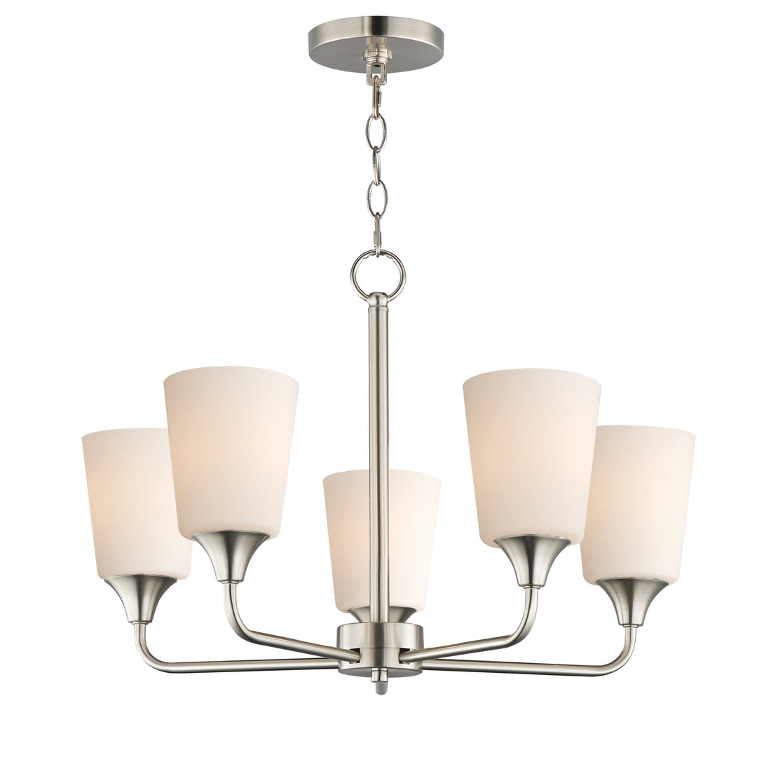 Hudson Chandelier Satin Nickel (SWSN)