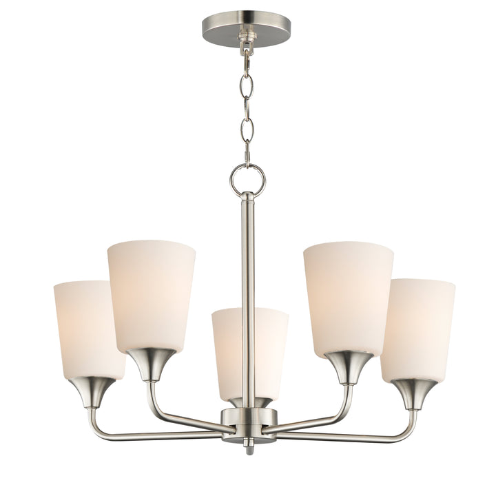 Hudson Chandelier Satin Nickel (SWSN)