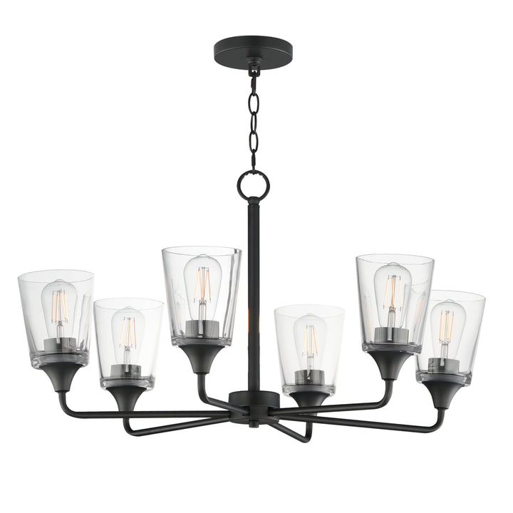 Hudson Chandelier Black (CLBK)