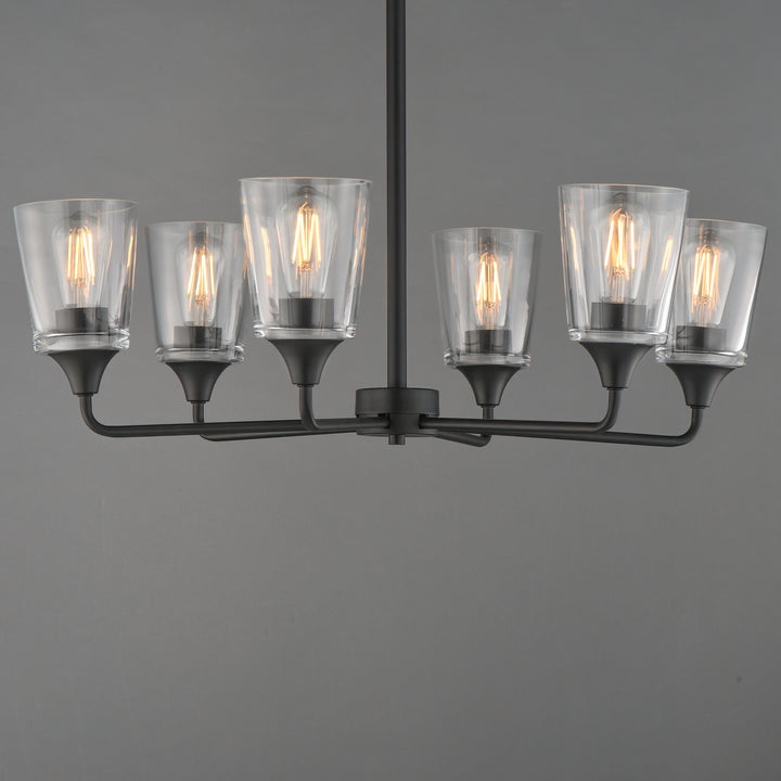 Hudson Chandelier Black (CLBK) alternate view