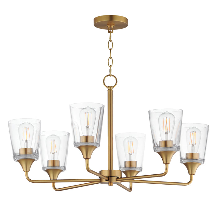 Hudson Chandelier Natural Aged Brass (CLNAB)