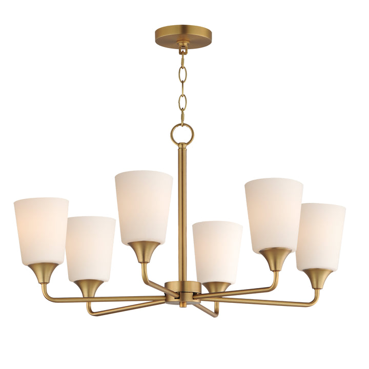 Hudson Chandelier Natural Aged Brass (SWNAB)