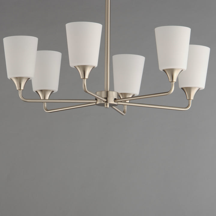 Hudson Chandelier Satin Nickel (SWSN) alternate view