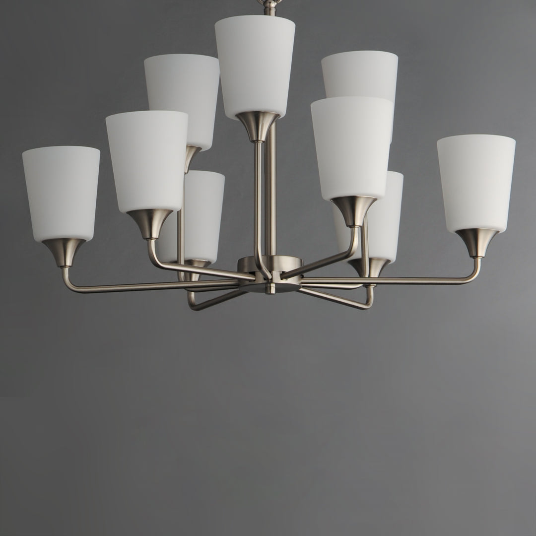 Hudson Chandelier Satin Nickel (SWSN) alternate view