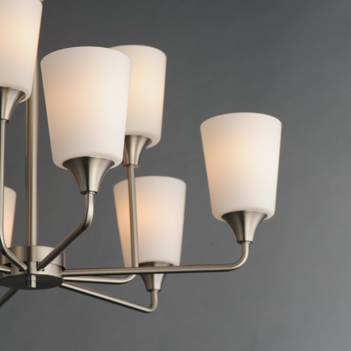 Hudson Chandelier Satin Nickel (SWSN) alternate view