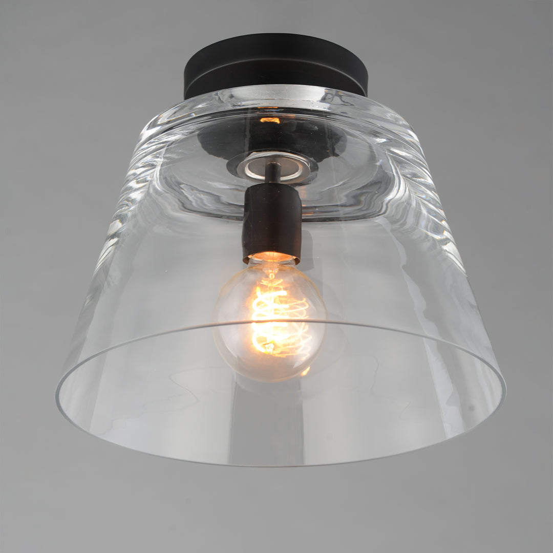 Hudson 1-Light Semi-Flush Mount/Pendant Black (CLBK) alternate view