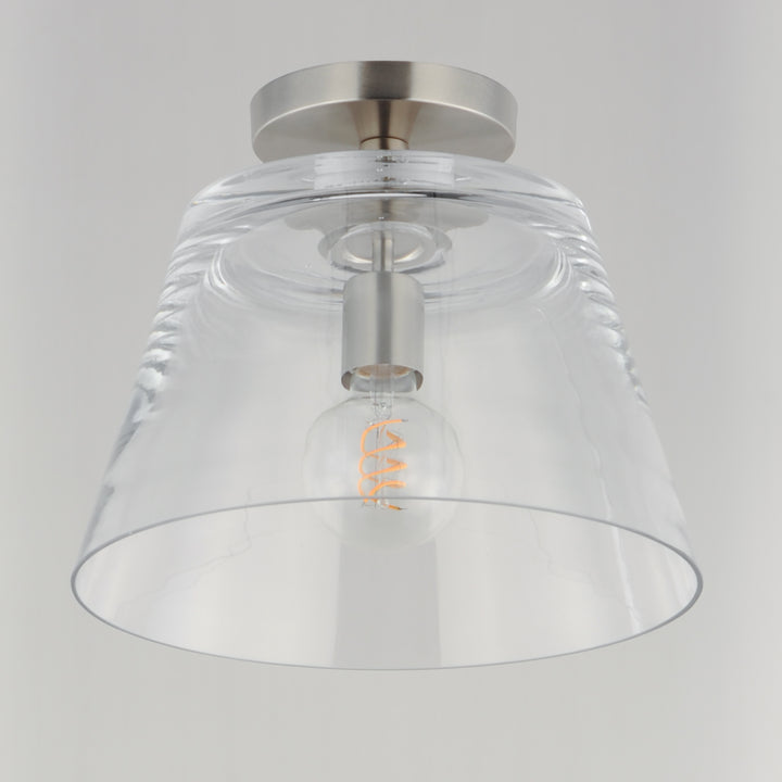 Hudson 1-Light Semi-Flush Mount/Pendant Satin Nickel (CLSN) alternate view