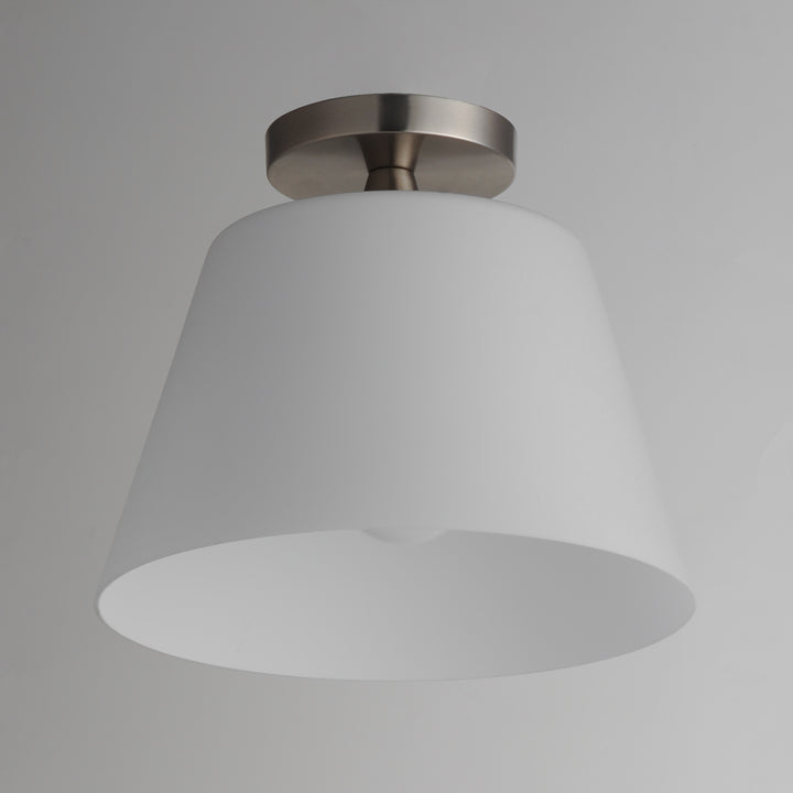 Hudson 1-Light Semi-Flush Mount/Pendant Satin Nickel (SWSN) alternate view