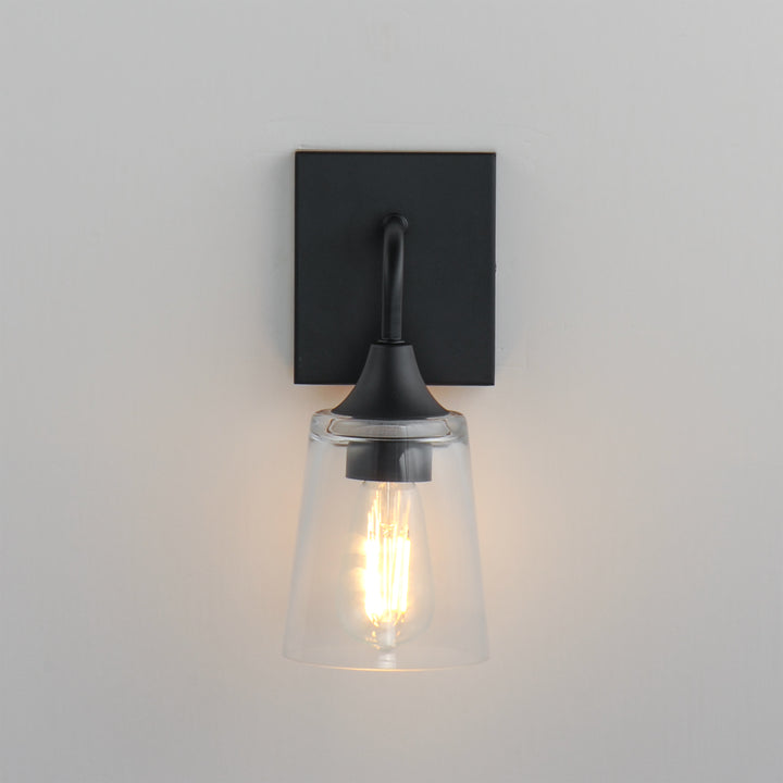 Hudson 1-Light Sconce Black (CLBK) alternate view