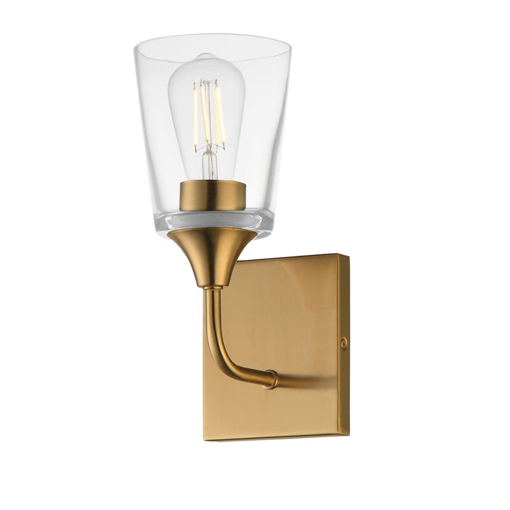 Hudson 1-Light Sconce Natural Aged Brass (CLNAB)