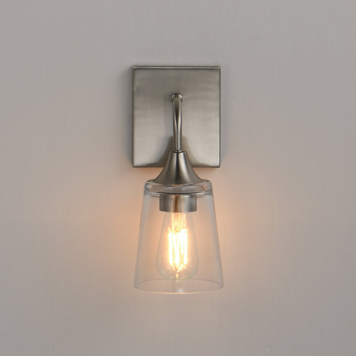 Hudson 1-Light Sconce Satin Nickel (CLSN) alternate view