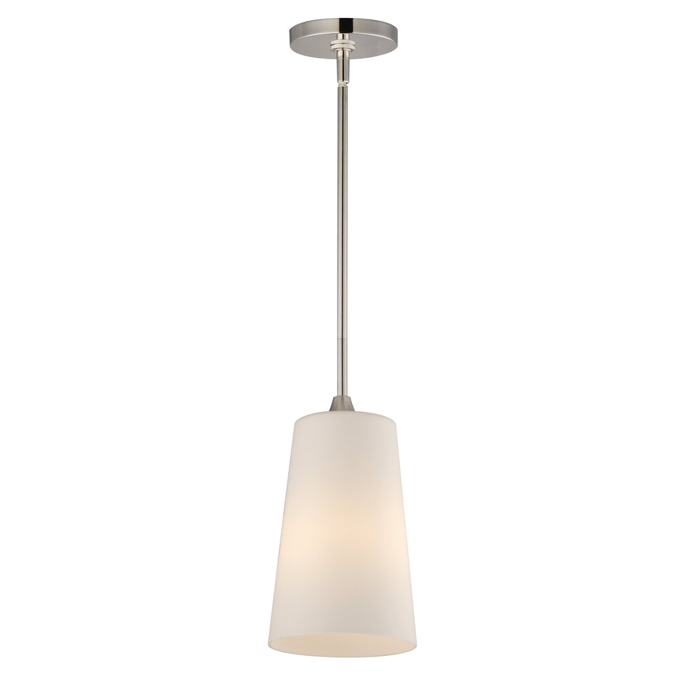 Hudson 1-Light Pendant Satin Nickel