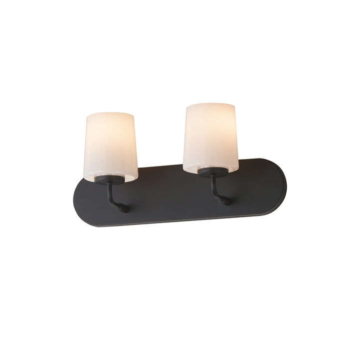 Durham Strip Bath Vanity White / Black