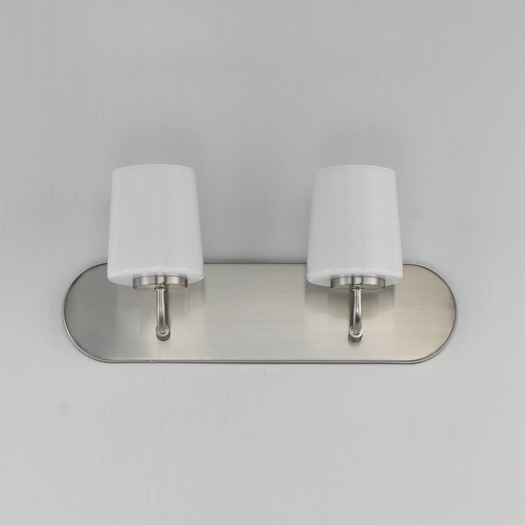 Durham Strip Bath Vanity White / Satin Nickel alternate view