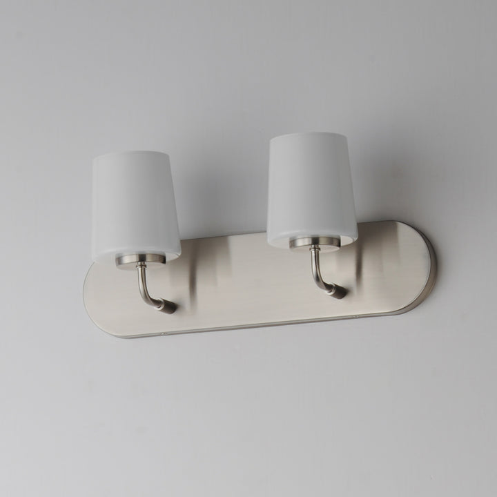 Durham Strip Bath Vanity White / Satin Nickel alternate view