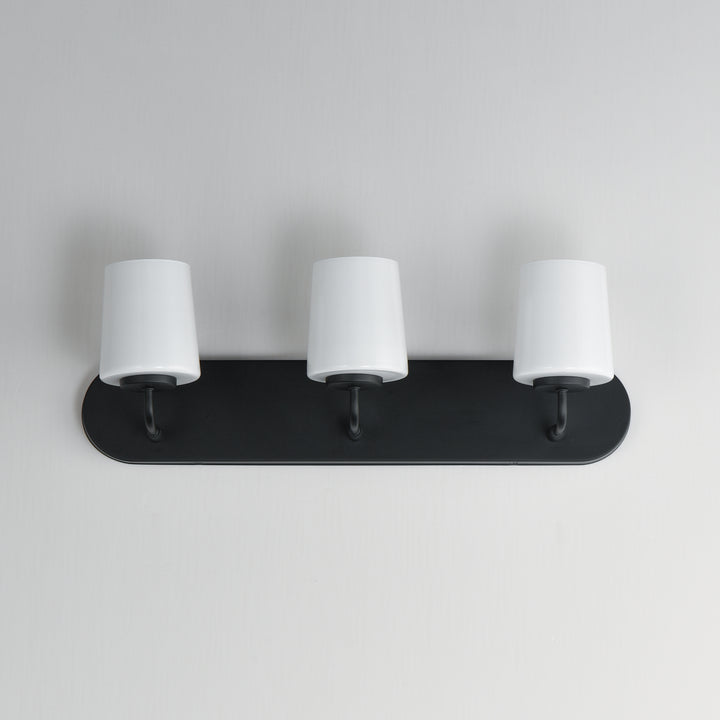 Durham Strip Bath Vanity White / Black alternate view