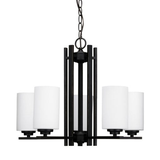 Iris Chandelier in Black by Russell