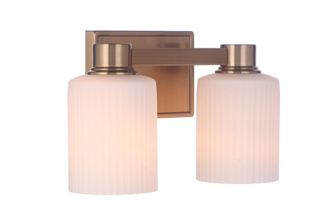Bretton Vanity Light in Satin Brass by Craftmade