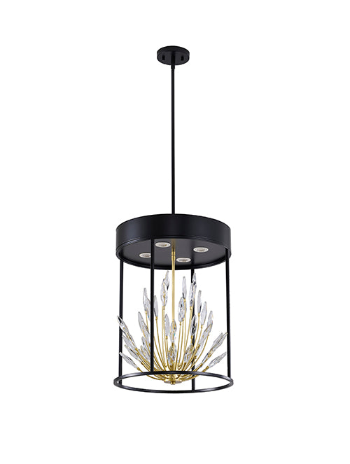 Matte Black Crystal Pendant (ZP158) by Bethel - view 3