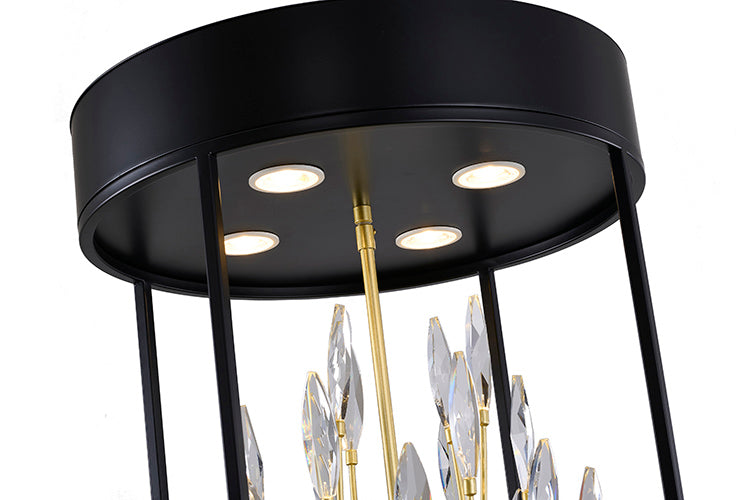Matte Black Crystal Pendant (ZP158) by Bethel - view 6