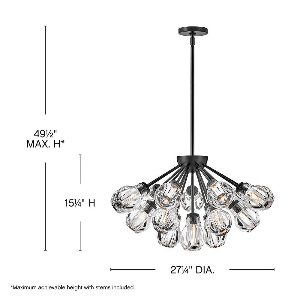 Elise Medium Convertible Chandelier