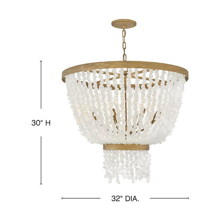 Dune Medium Single Tier Chandelier