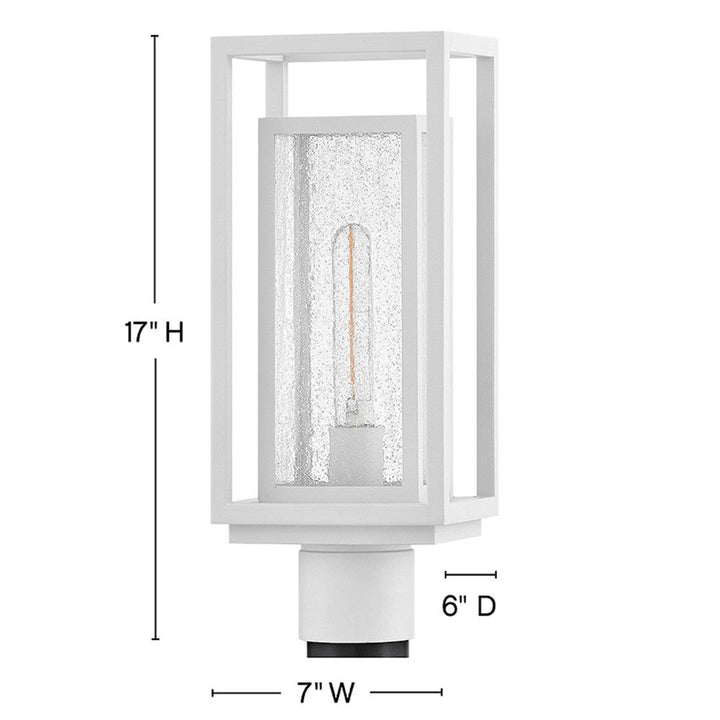 Republic Medium Post Mount Lantern