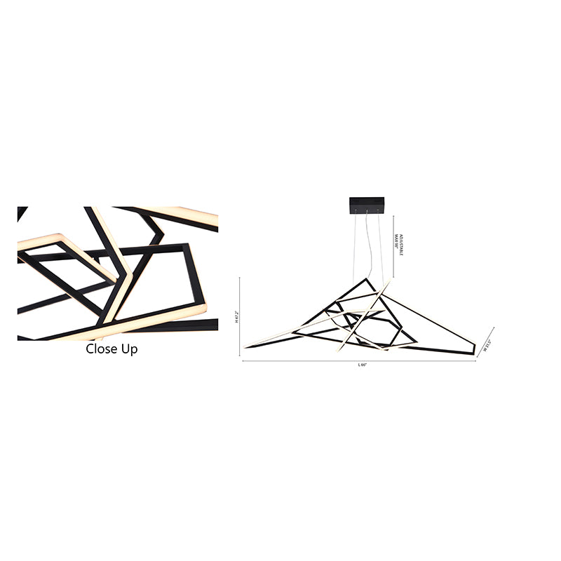 Stainless Steel LED Chandelier with Acrylic Diffusers by Bethel - view 28
