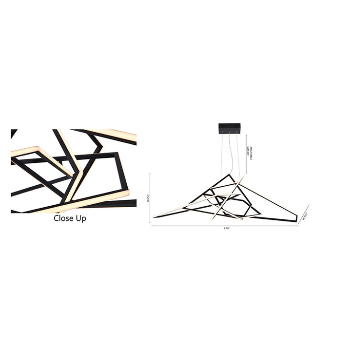 Stainless Steel LED Chandelier with Acrylic Diffusers by Bethel - view 28