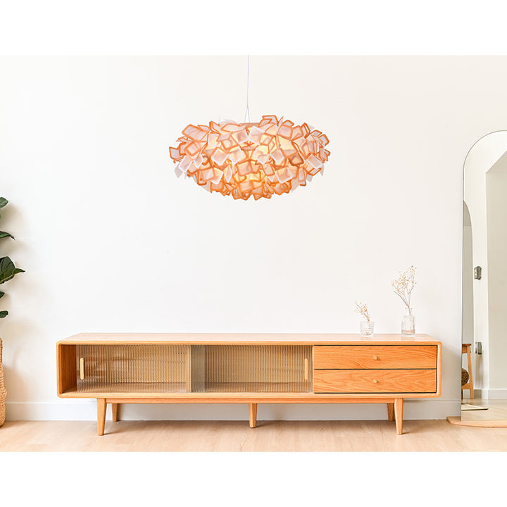 Acrylic Cloud Chandelier with Hardware by Bethel - view 9