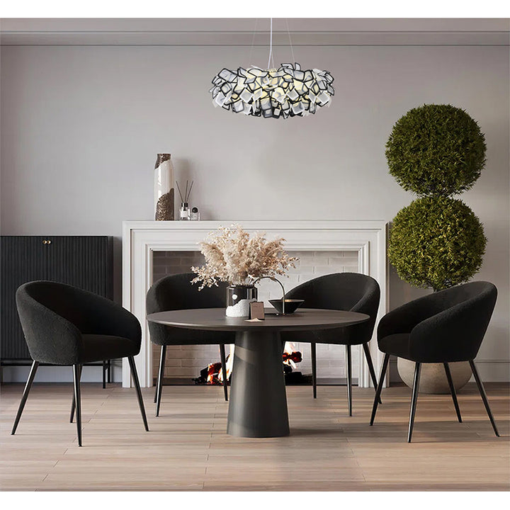 Acrylic Cloud Chandelier with Hardware by Bethel - view 5