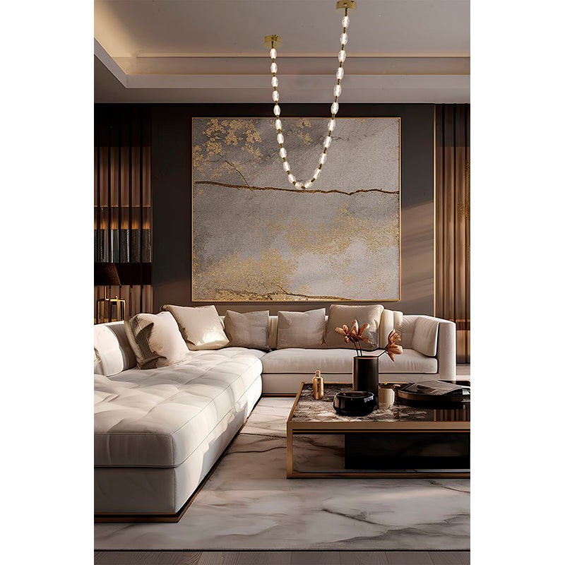 Clear Crystal Ball Chandelier by Bethel - view 12