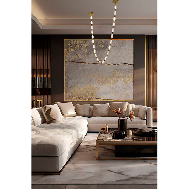 Clear Crystal Ball Chandelier by Bethel - view 12