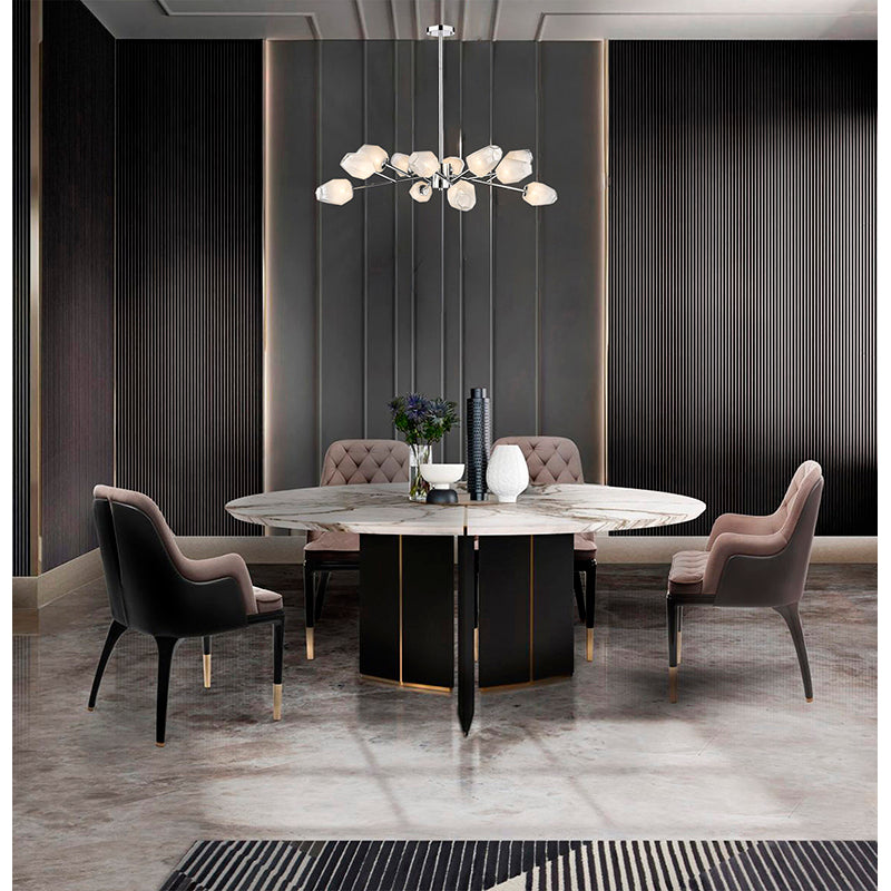 Branch Chandelier with Glass Shades (YS93) by Bethel - view 28