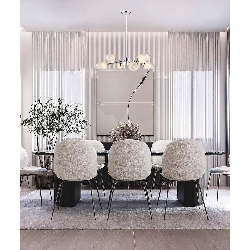 Branch Chandelier with Glass Shades (YS93) by Bethel - view 9