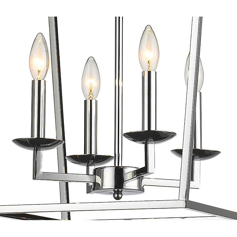 Metal Four Light Cage Ceiling Fixture by Bethel - view 7