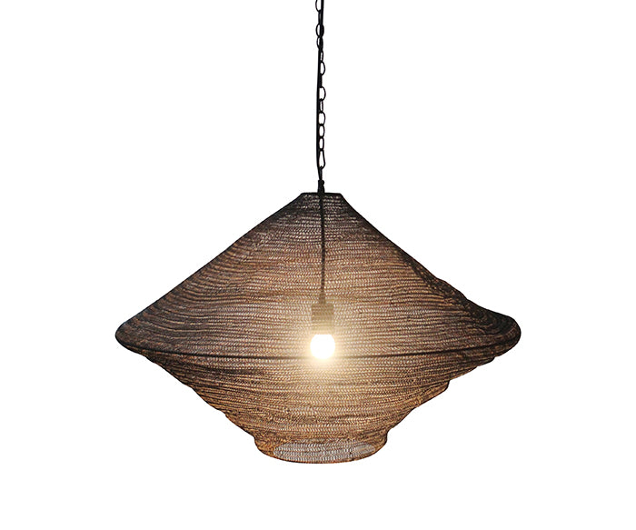 Powder Coat Chandelier (AC02) in Satin Black by Bethel