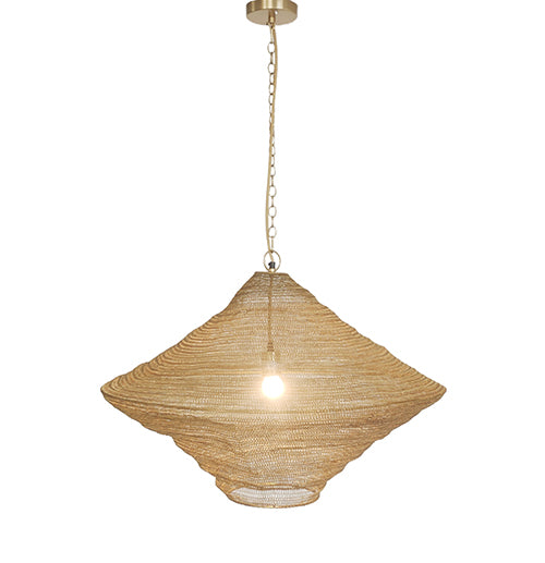 Powder Coat Chandelier (AC02) in Gold by Bethel