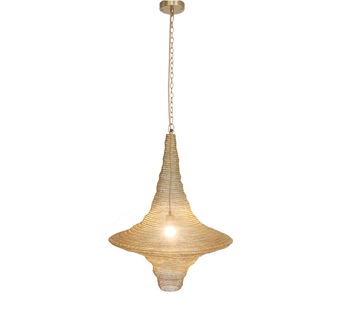 Powder Coat Chandelier (AC03) in Gold by Bethel