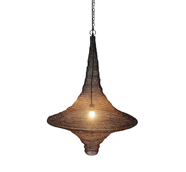 Powder Coat Chandelier (AC03) in Satin Black by Bethel