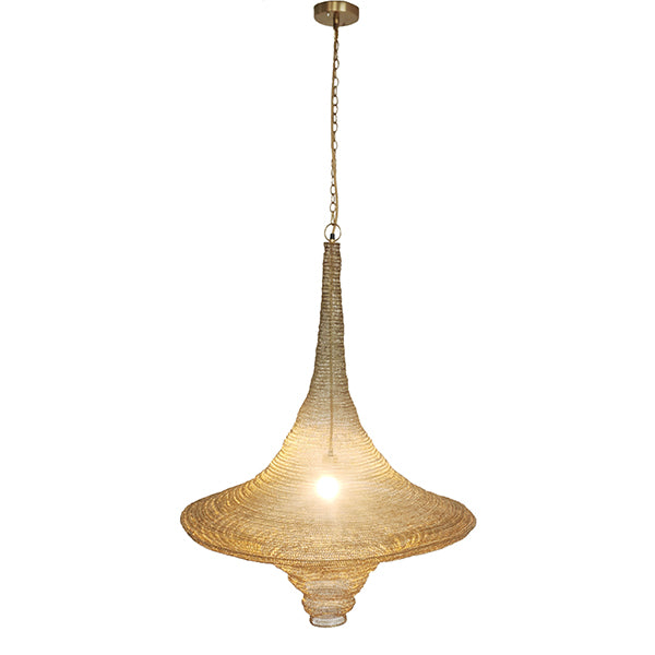 Powder Coat Chandelier (AC03) in Gold by Bethel