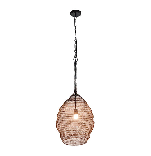 Powder Coat Pendant (AC05) in Black by Bethel