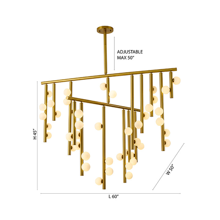 Glass Chandelier (WG01) by Bethel - view 8
