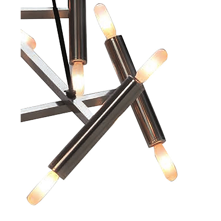Matte Black Chandelier (TM02) by Bethel - view 7