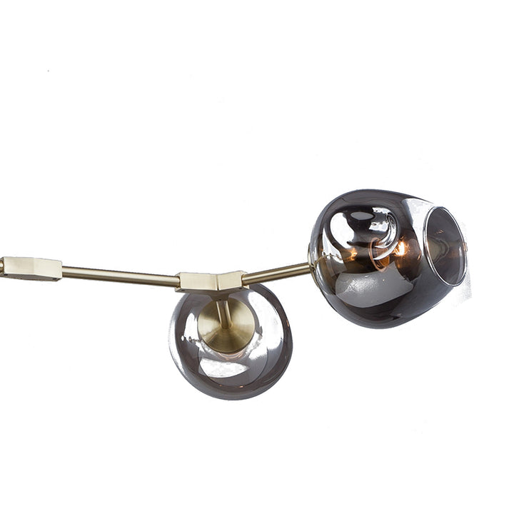 Frame Ceiling Fixture with Indented Color Glass Shades by Bethel - view 15