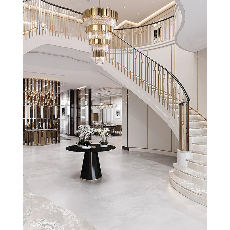 Five Tier Frame Chandelier with Clear Hanging Crystals (MU66) by Bethel - view 10