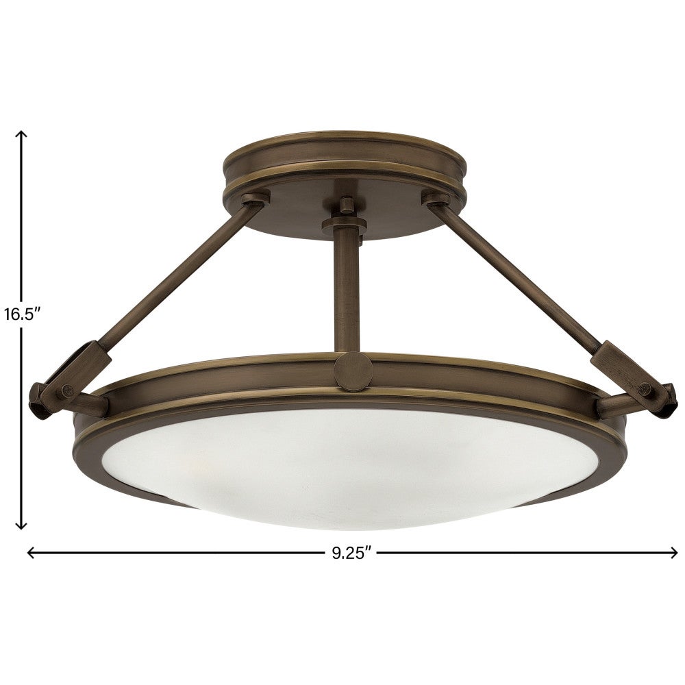 Collier Medium Semi-Flush Mount
