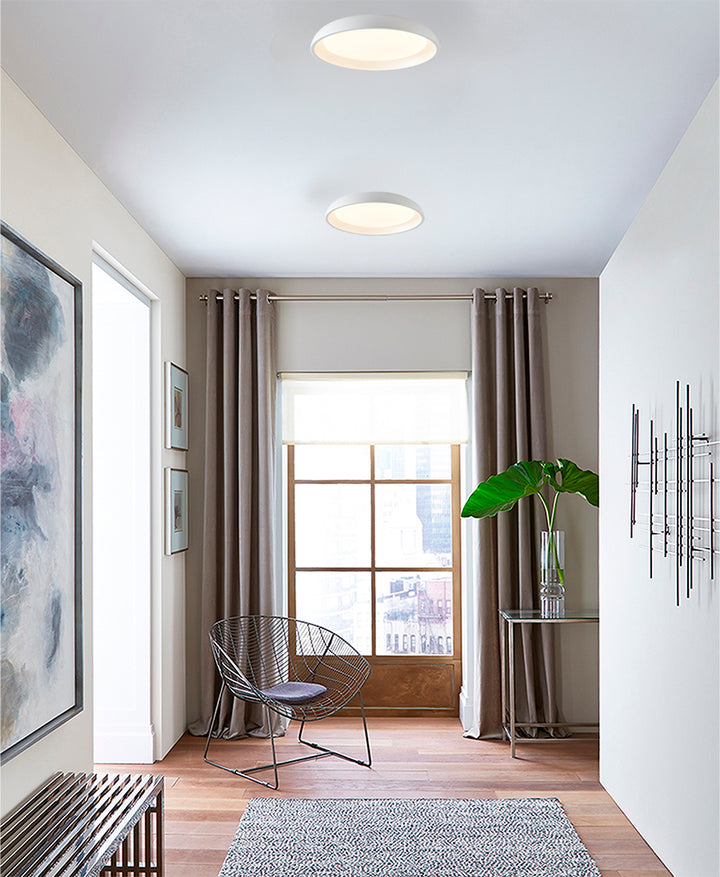 Flush Mount with Acrylic Diffuser by Bethel - view 6