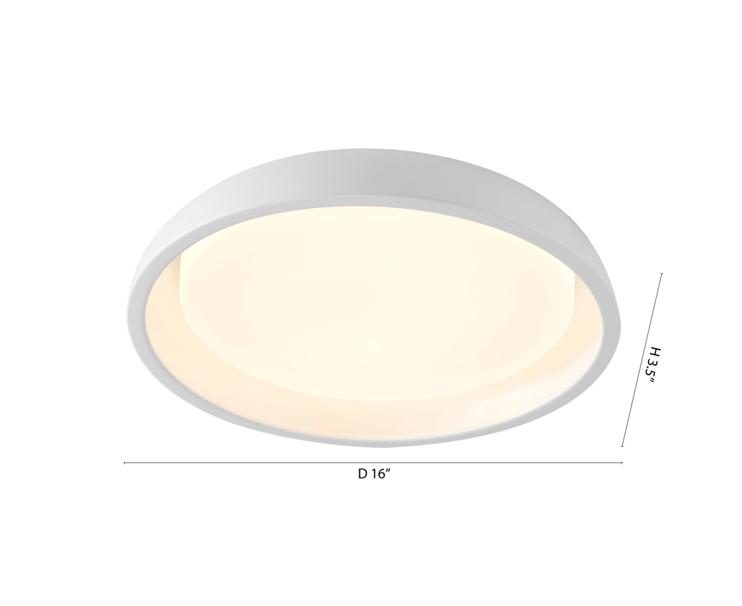 Flush Mount with Acrylic Diffuser by Bethel - view 2