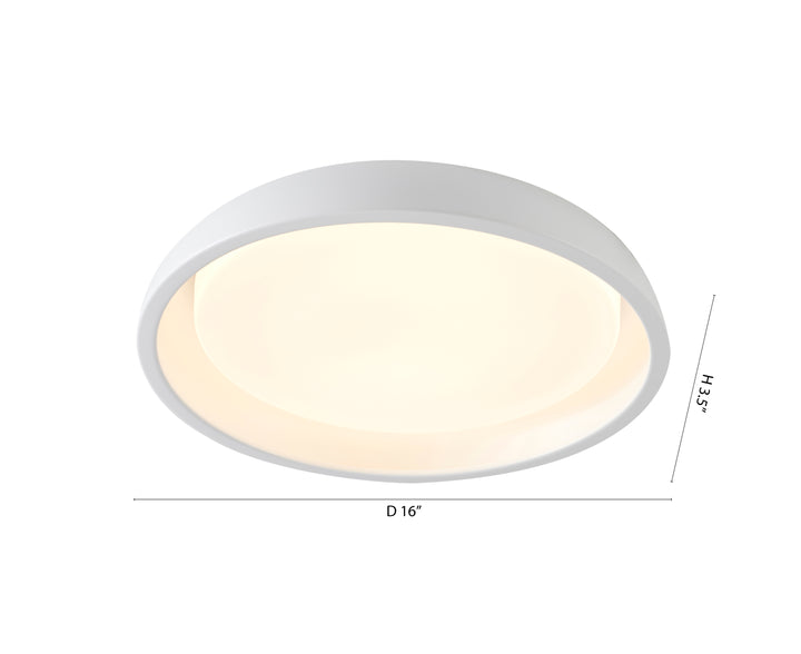 Flush Mount with Acrylic Diffuser by Bethel - view 2